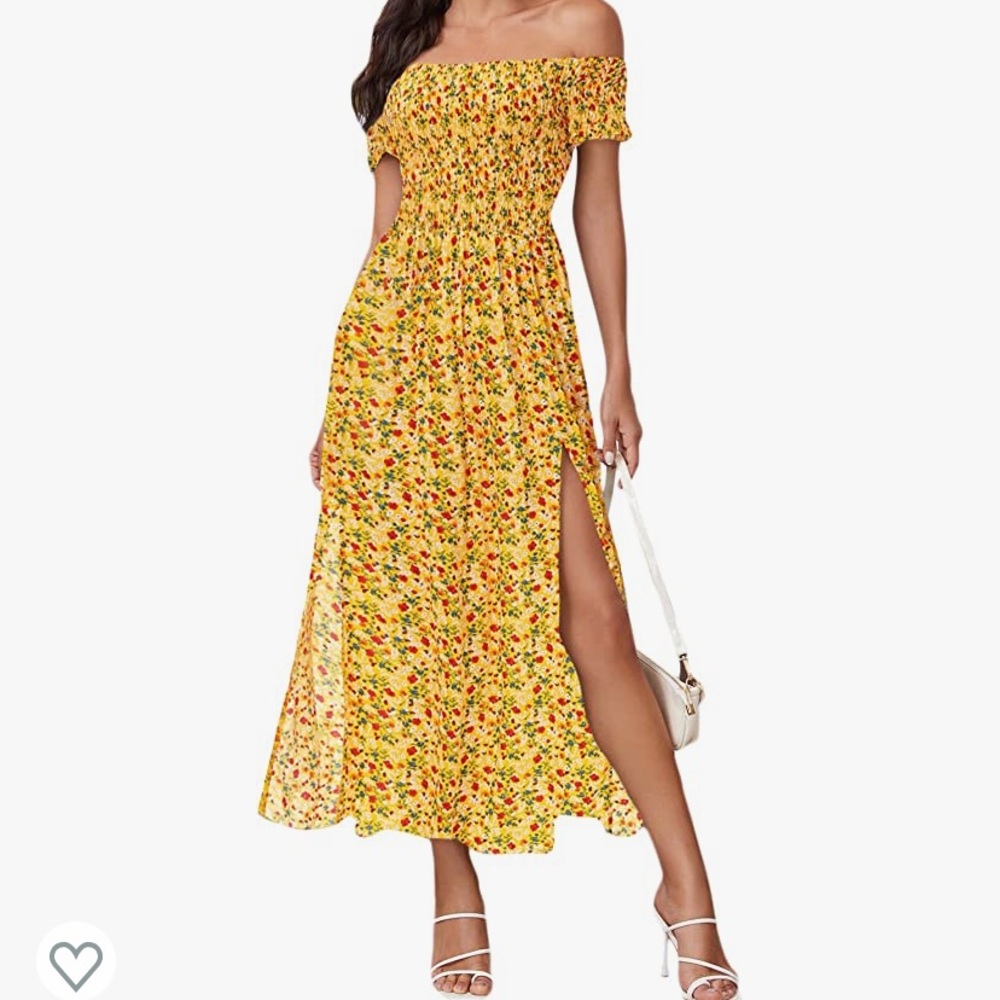 Boho floral dress